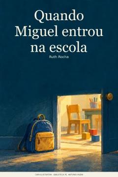 Capa de Quando Miguel entrou na escola, por Rocha, Ruth