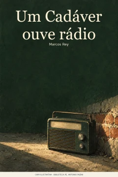 Capa de Cadáver ouve rádio, Um, por Rey, Marcos